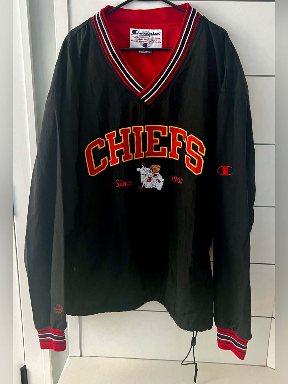 Vintage Champion Kansas City Chiefs NFL Pro Line Pullover/Windbreaker XXL